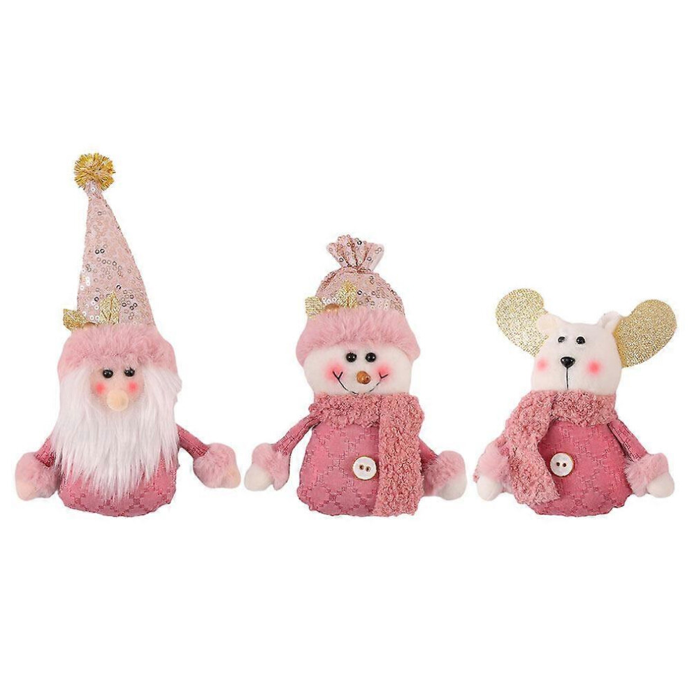 Kricely (As Show, One Size) 3Pcs Cute Christmas Tree Decoration Party Hanging Ornament Xmas Party Hanging Decor