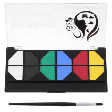 (As show, One size) 1pc Water-soluble Face Color Makeup Face Painting Masquerade Body Paint