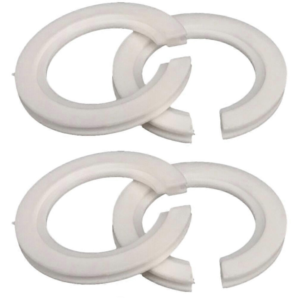 Kricely (As Show, One Size) 4Pcs Lamp Shade Adapter E27 To E14 Converter Lampshade Converter Ring Accessory