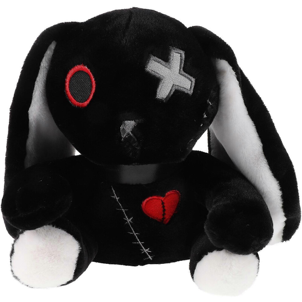 Kricely (, One Size) Halloween Bunny Doll Stuffed Animal Large Ears Plush Rabbit Funny Rabbit Doll Black