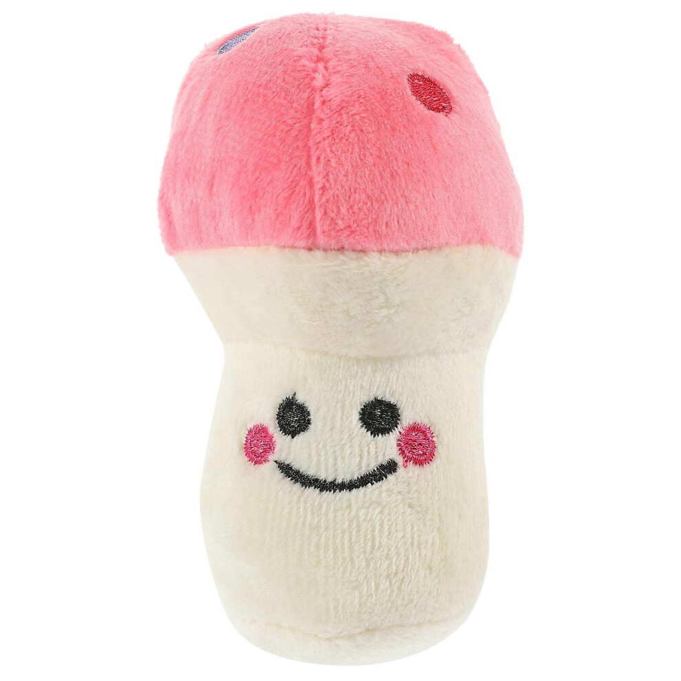 Kricely (As Show, One Size) 1Pc Adorable Mushroom Plush Doll Toy Creative Stuffed Plush Toy Home Plush Toy