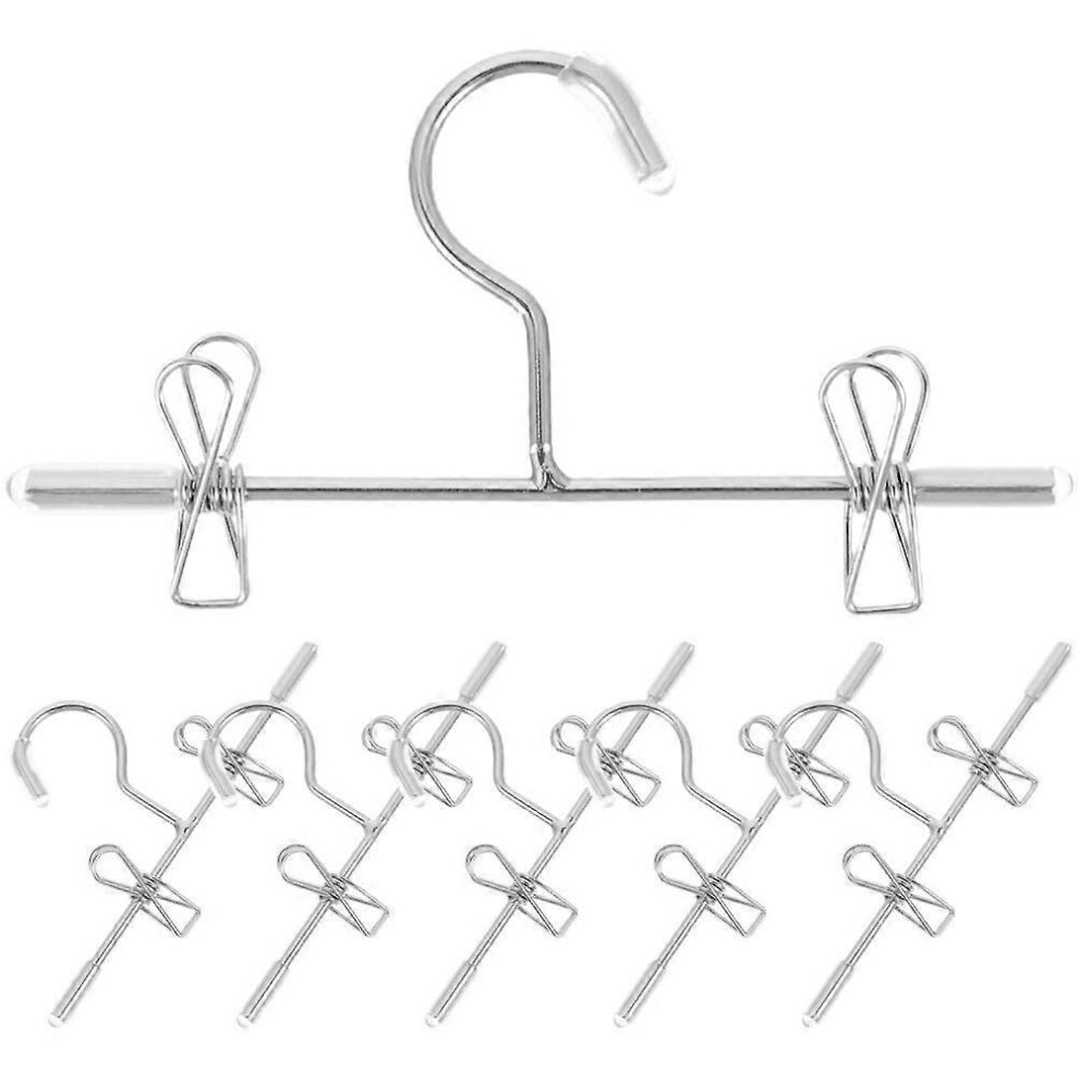 Kricely (As Show, One Size) 6Pcs Miniature Hangers Doll Clothes Hangers Doll Garment Hangers Mini Clothing Hangers