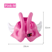 (pink-M) 2-8 Age Childs Saving Vest Angel Wings Vest Kids Inflatable Buoyancy Learn To Swim Boating Drift Safety Accessories Life Jacket