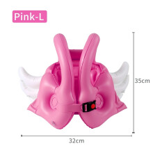 (pink-L) 2-8 Age Childs Saving Vest Angel Wings Vest Kids Inflatable Buoyancy Learn To Swim Boating Drift Safety Accessories Life Jacket