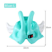 (blue-L) 2-8 Age Childs Saving Vest Angel Wings Vest Kids Inflatable Buoyancy Learn To Swim Boating Drift Safety Accessories Life Jacket