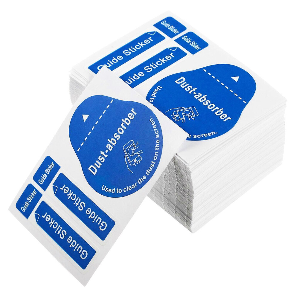 Kricely (As Show, One Size) 200Pcs Lcd Screen Dust Removal Stickers Phone Tablet Screen Cleaning Decals