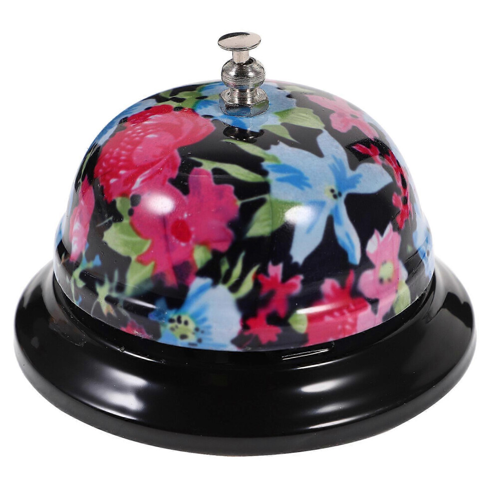 Kricely (As Show, One Size) Printed Manual Restaurant Bell Practical Bar Bell Customer Service Bell