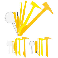 (As show, One size) 21pcs Digging Tools Excavation Toy Small Digging Brush Chisel Hammer Learning Toy Tools