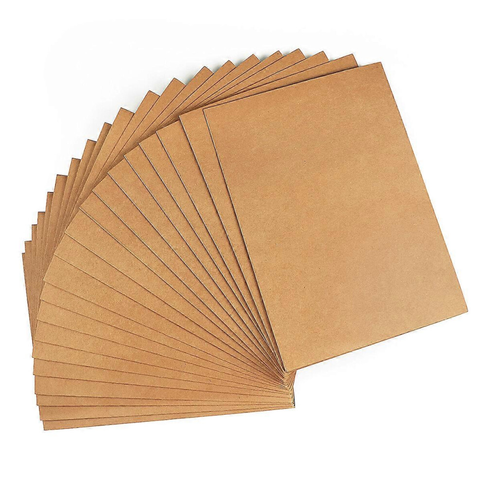 Kricely (As Show, One Size) Nuolux 20Pcs A4 Kraft Paper Presentation Folder Project File Document Folder Office Accessories (Kraft Paper)