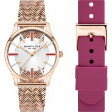 Montre femme - Kenneth Cole - KCWLG2124002 - Acier inoxydable - Quartz - 34,5mm