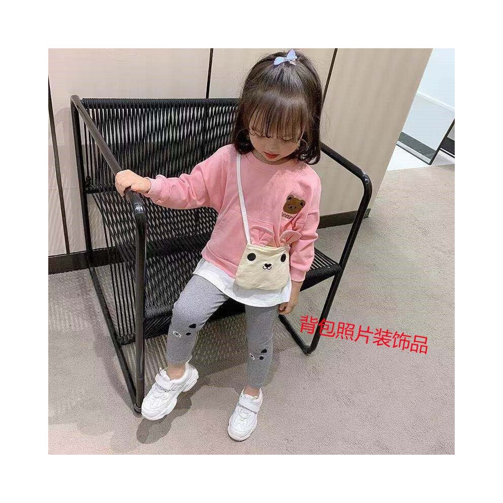 (Pink Bear,80)Adorable ensemble vêtements bébé disponible en tissus doux parfait pour bébé fille et garçon