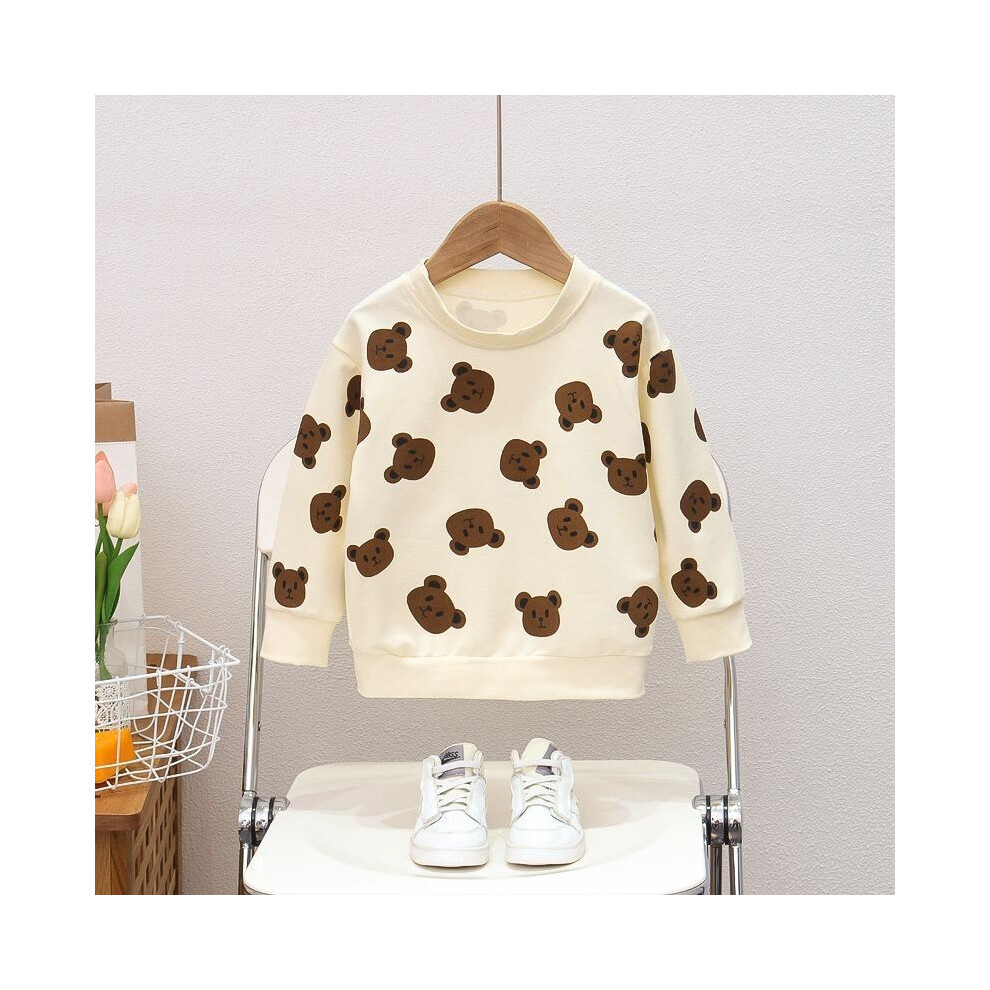 (Printed Bear Top,80)Adorable ensemble vêtements bébé disponible en tissus doux parfait pour bébé fille garçon et