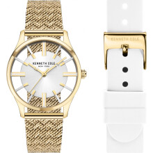 Montre - KENNETH COLE - KCWLG2124003 - Quartz - Acier inoxydable - Maille milanaise Or
