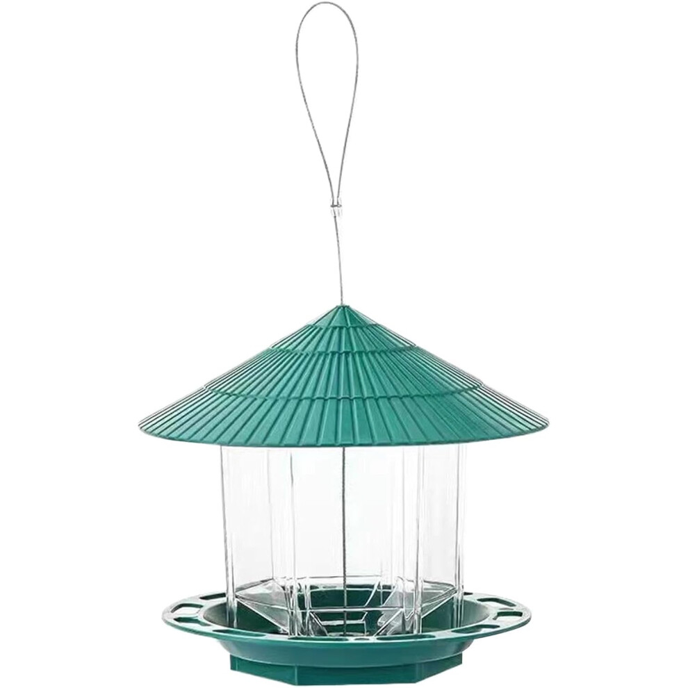 Bird Feeder for Outdoor Use, Hanging Bird Feeder, Waterproof Feeding Station for Wild Bird Food for the Garden, Weatherproof Bird Feeder for Feeding