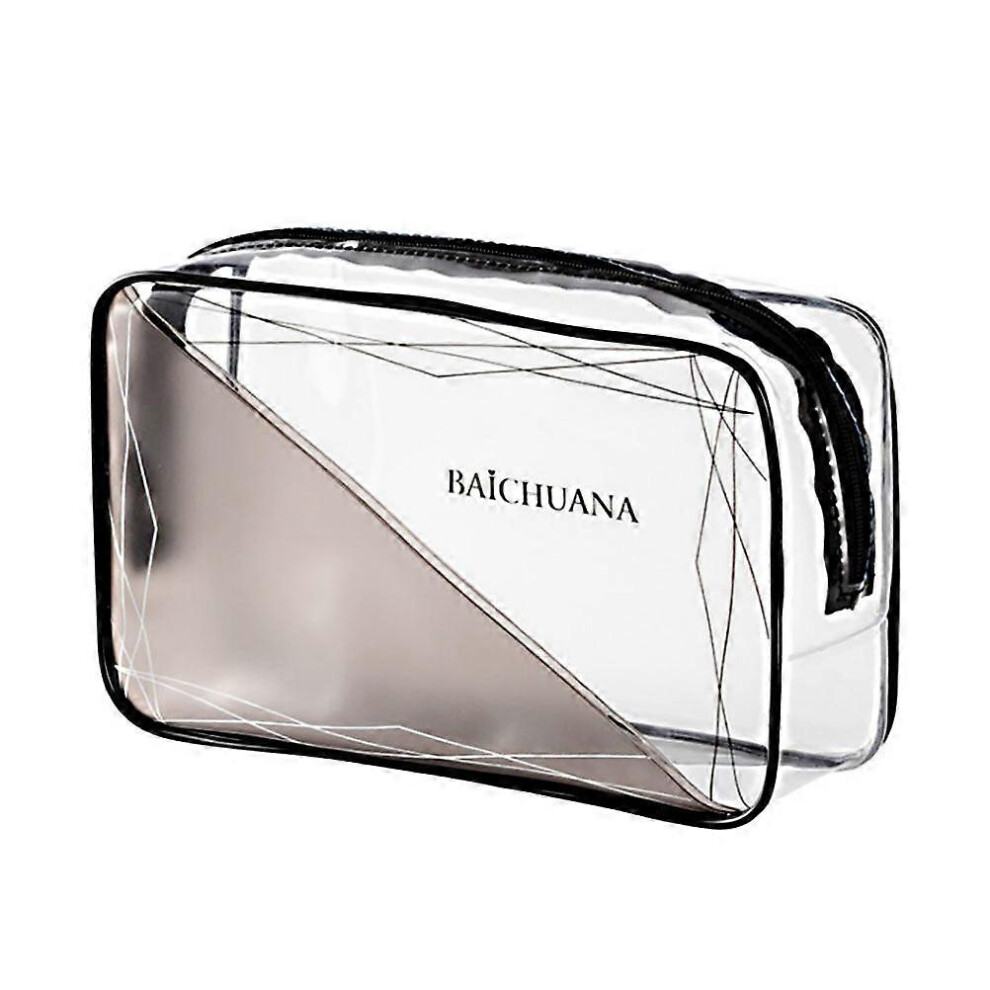 Kricely (As Show, One Size) Waterproof Makeup Storage Bag Travel Makeup Pouch Matte Cosmetic Organizer
