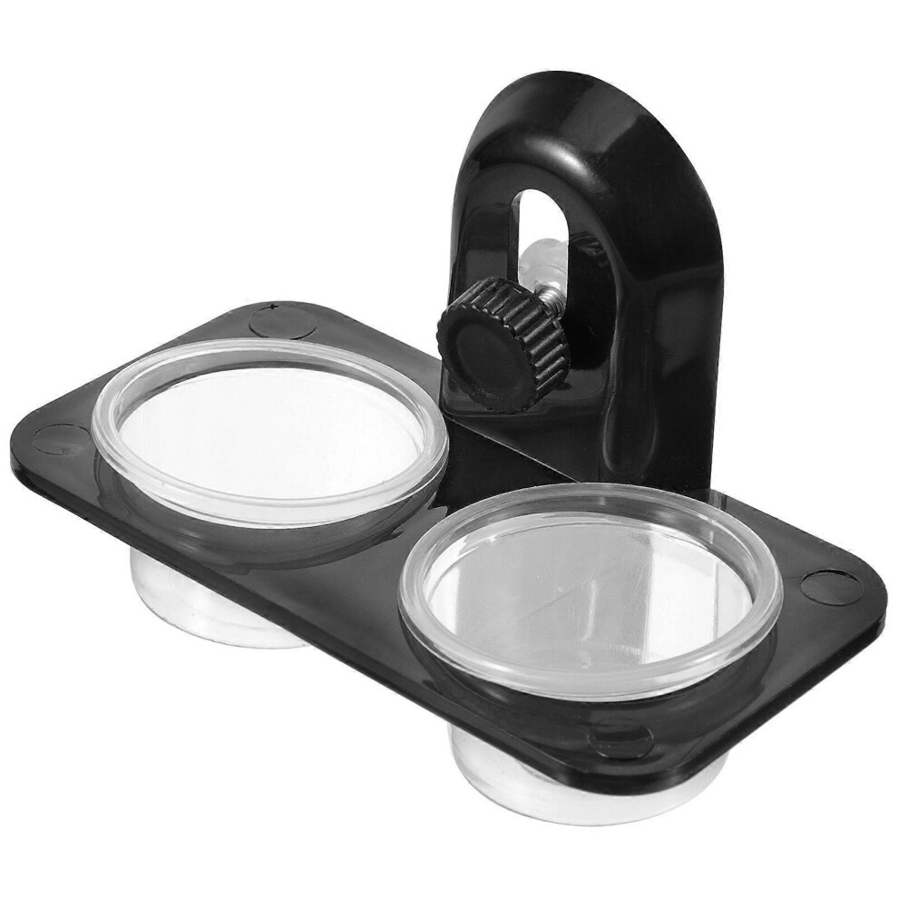 Kricely (As Show, One Size) Reptile Feeder Water And Food Bowl Container Basin Feeding Supplies For Lizard Turtle Gecko Scorpion Centipede (Screw Type)