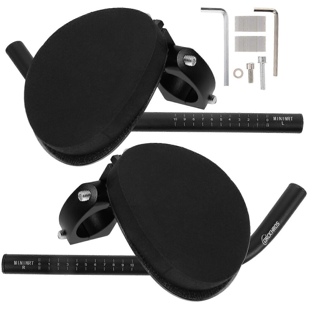 Kricely (As Show, One Size) 1 Set Of Bike Handlebar Detachable Bicycle Handlebar Bike Rest Handlebar Aluminum Alloy Bike Grip