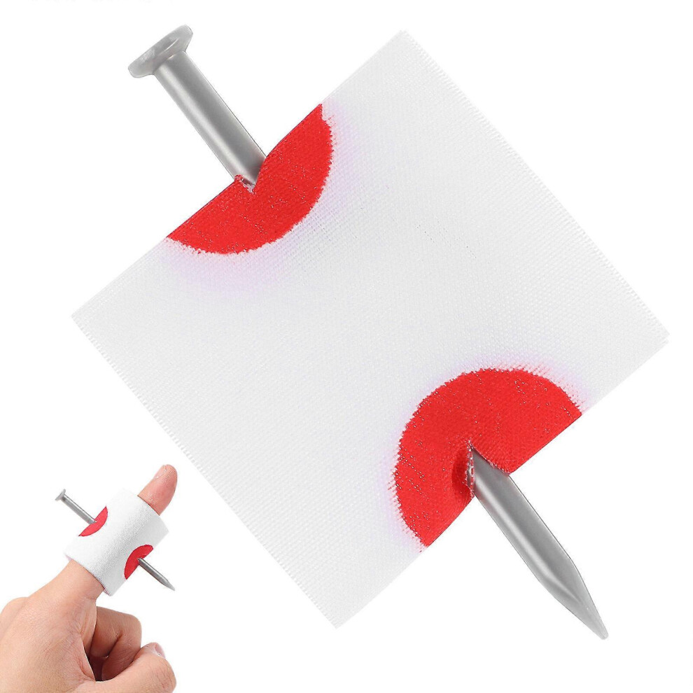Kricely (As Show, One Size) Halloween Trick Prank Tool Creative Nail Through Finger Spoof Prop For April Fool's Day