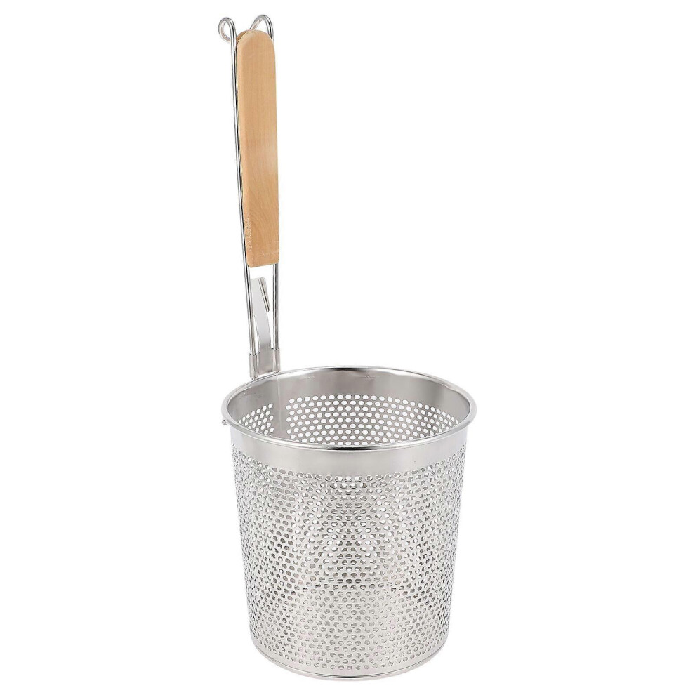 Kricely (35.5X14x14cm, One Size) Stainless Steel Wire Fine Mesh Sieve Oil Strainer Noodle Colander Kitchen Sifter
