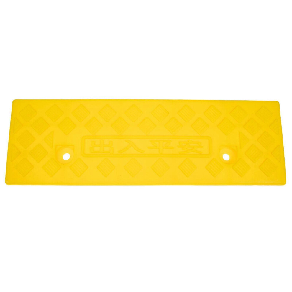 Kricely (As Show, One Size) Rubber Curb Ramps Threshold Ramp Slope Ramp For Driveway Car Motorcycle Loading Dock