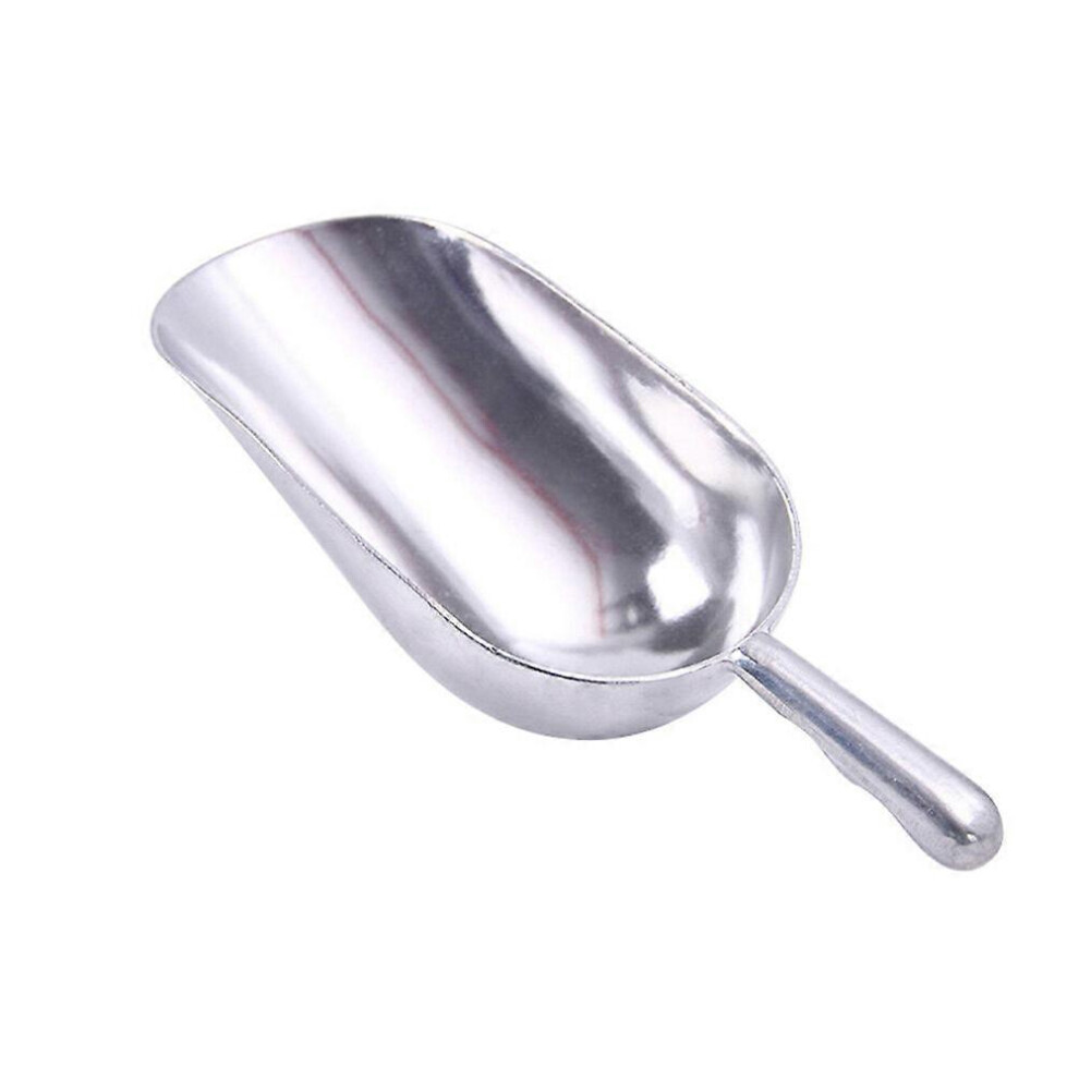 Kricely (As Show, One Size) 1Pc Thicken Alloy Ice Cream Scoop Scraper Ice Cube Scoopers Rice Shovel For Tea Candy Dessert Bean Food (18.7X5.7x3.6cm)