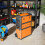 Homcom (Orange) HOMCOM 3-Tier Tool Box with Wheels, Stackable Steel Toolbox 9