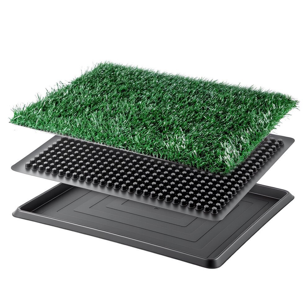 M Dog Toilet Tray with Artificial Grass Reusable Dog Litter Tray