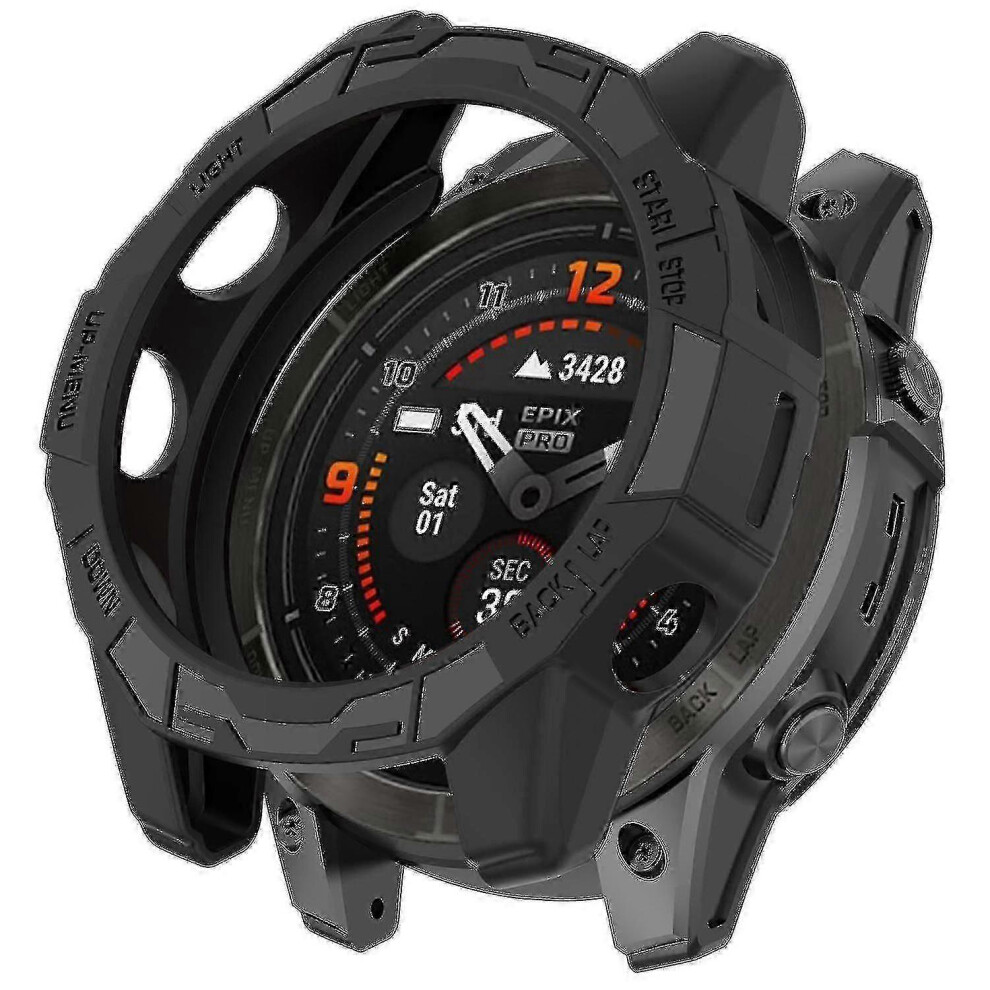 Tpu Watch Case For Garmin Epix Pro 51Mm/(Gen 2) 51Mm /Fenix 7X Pro / 7X Anti-Scratch Hollow Cover Not,Specified 3351294228715