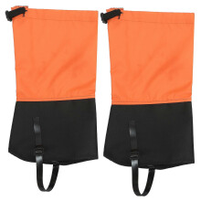 (40X21cm, Orange) 1 Pair Waterproof Calf Cover Camping Calf Gaiter Outdoor Calf Covers Leg Gaiter Men Hiking Gaiter