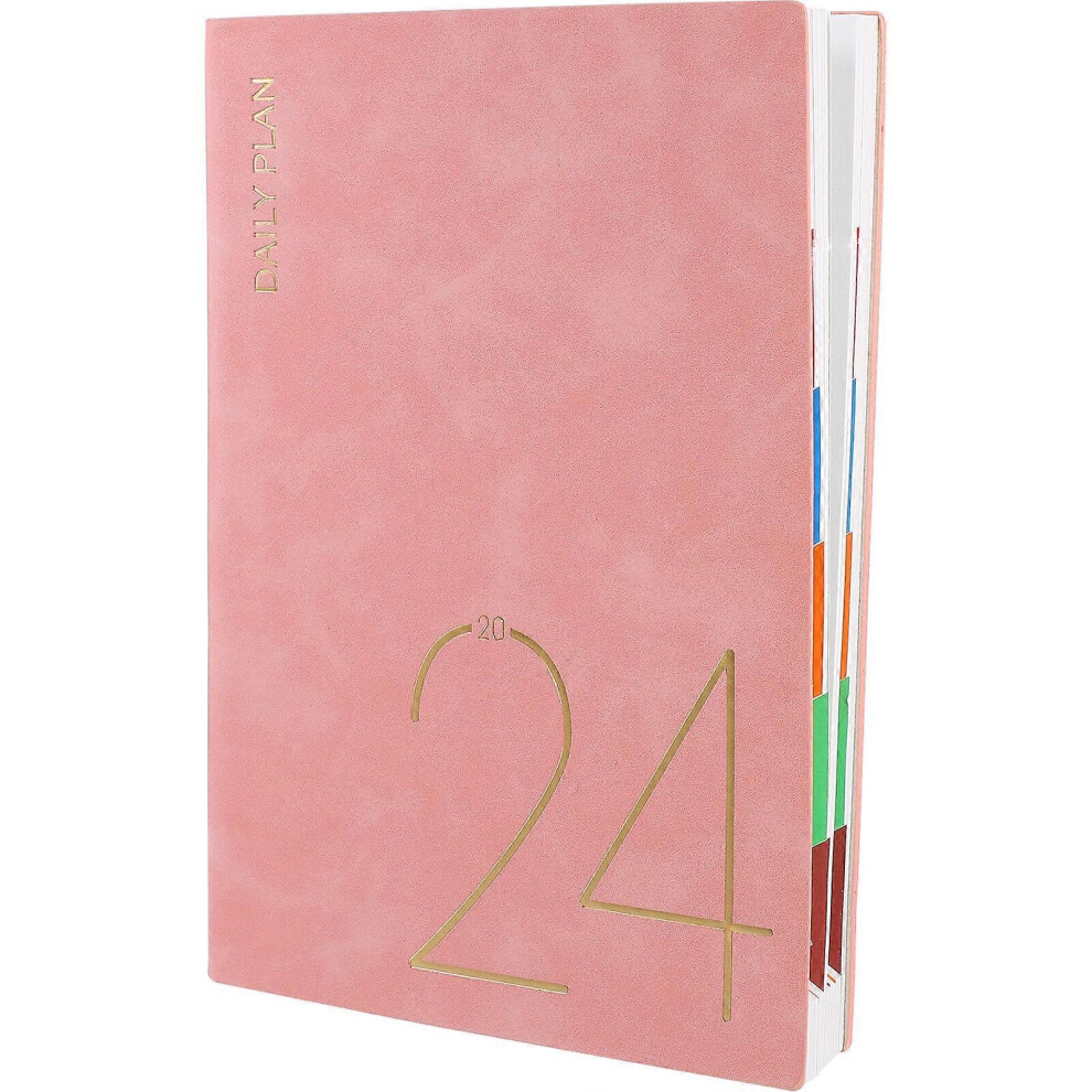 Kricely (, One Size) Date Notepad Weekly Plan Pad Efficient Planner Schedule Notepad Plan Pad 2024 Pink