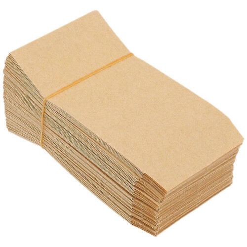 (As show, One size) 100pcs Garden Kraft Paper Bags Corn Rice Pouches Multi-function Seed Packets Practical Seed Bags