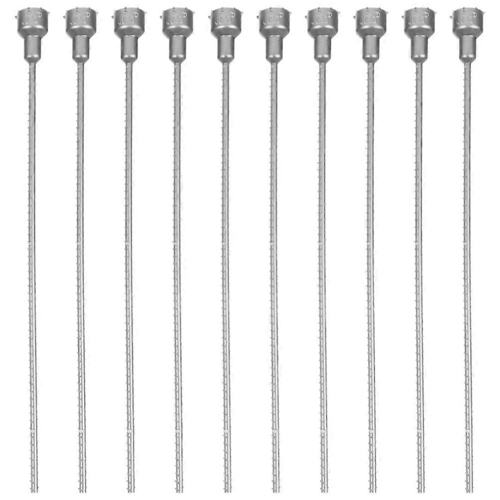 Kricely (Silver, One Size) 10Pcs Stem Water Tubes For Flowers Preserved Flower Stems Plastic Floral Stems Floral Arrangement Rods