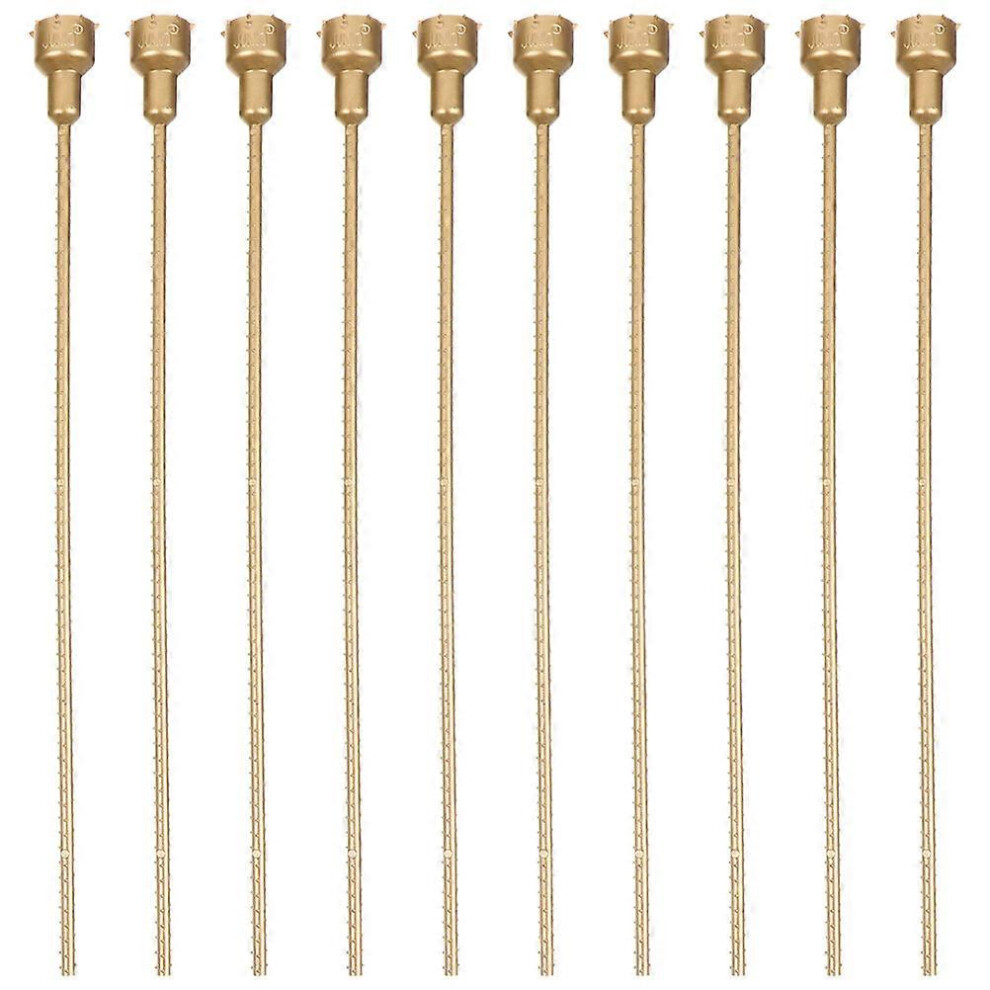 Kricely (Golden, One Size) 10Pcs Stem Water Tubes For Flowers Preserved Flower Stems Plastic Floral Stems Floral Arrangement Rods