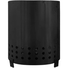 (As show, One size) Tabletop Fire Pit Stainless Steel Stove Mini Personal Fireplace Outdoor Camping Supply