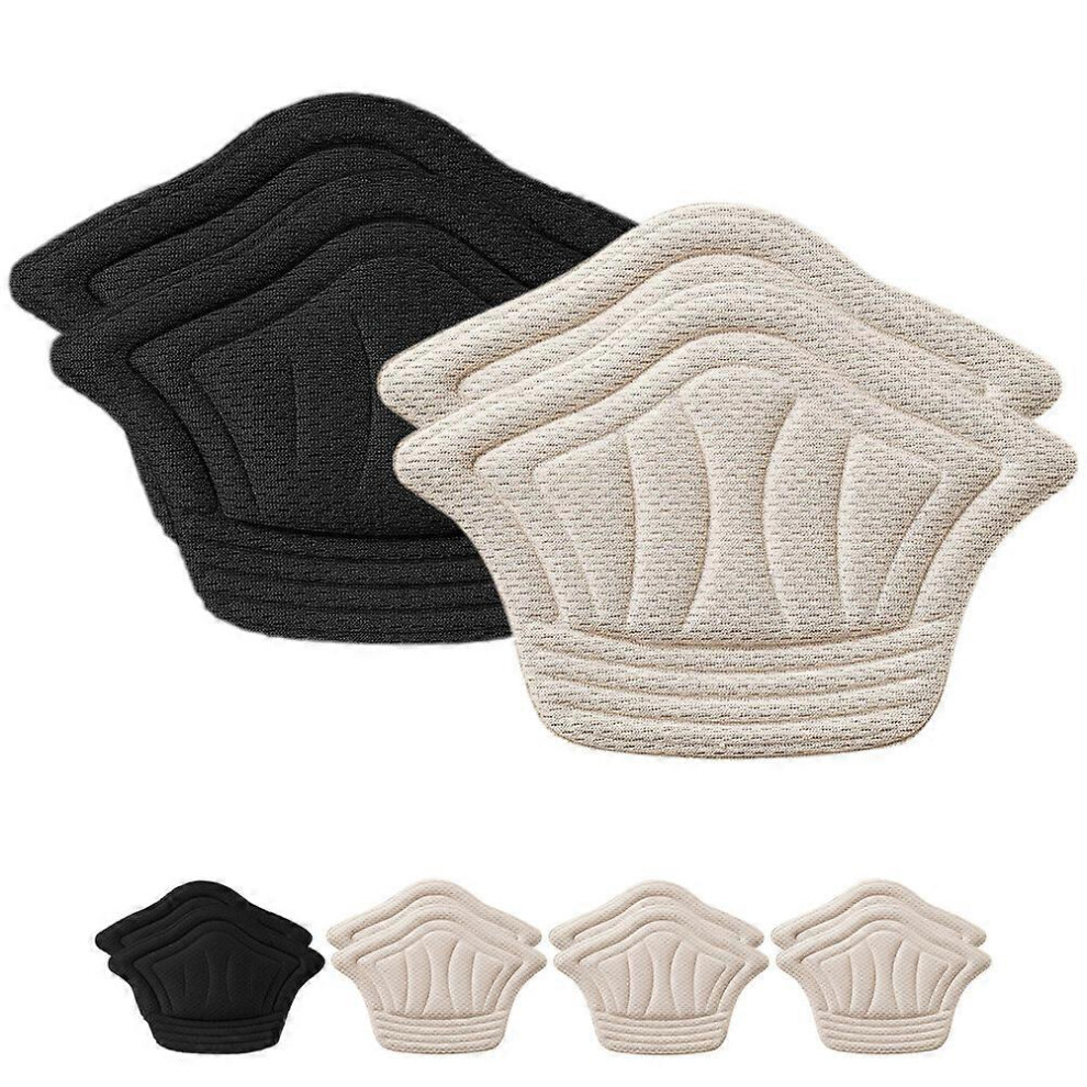Kricely (As Show, One Size) 6 Pairs Convenient Heel Pads Wear-Resistant Heel Cushions Replaceable Heel Stickers