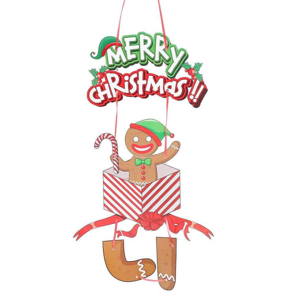 Photos - Garden & Outdoor Decoration  1 Set Christmas Door Hanging Decoration Christmas Door Pendant Xmas Tree Hanging Decoration(As show, One size)