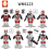 8Pcs Star Wars Clone Troopers Minifigures Gift Fit Lego 1