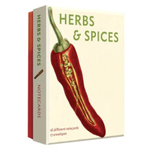 Herbs and Spices Detailed Notecard Set by Editors of Abbeville Press O