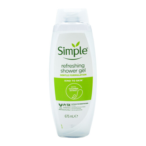 Simple Simple Shower Refreshing Gel 675ml.