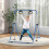 Homcom HOMCOM Adjustable Height Foldable Kids Gymnastics Bar, Blue 1