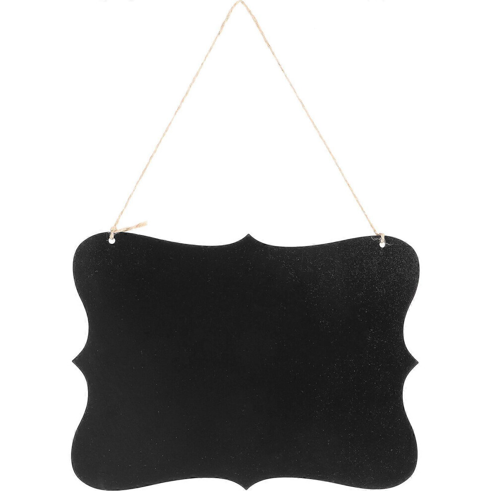Kricely (As Show, One Size) Chalkboard Sign Double-Sided Erasable Message Board Blackboard Wall Decor Signs With Hanging String (160210)