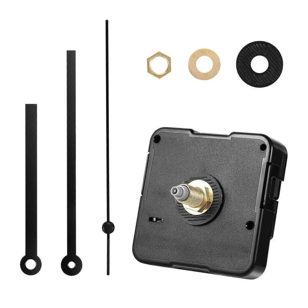 Kricely (As Show, One Size) 1 Set Clock Mechanism And Hands Kit Battery Operated Clock Mechanism Movement Replacement Kit
