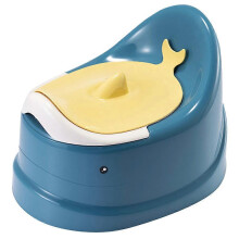 (Blue, One size) Potty Training Toilet Children Potty Training Toilet Realistic Training Potty Kids Toilet Seat