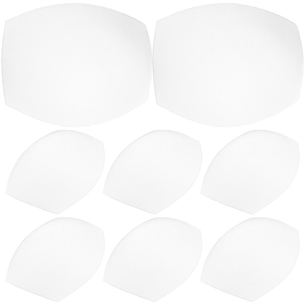 Kricely (As Show, One Size) 4 Pairs Sponge Yoga Bra Pads Sports Bra Inserts Pad Sponge Bra Inserts Sports Accessories