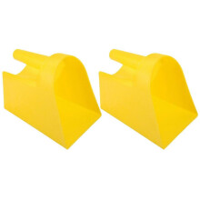 (As show, One size) 2pcs Livestock Feed Shovel Thicken Feed Scoop Feed Scoop Poultry Feed Shovel Farm Food Shovel
