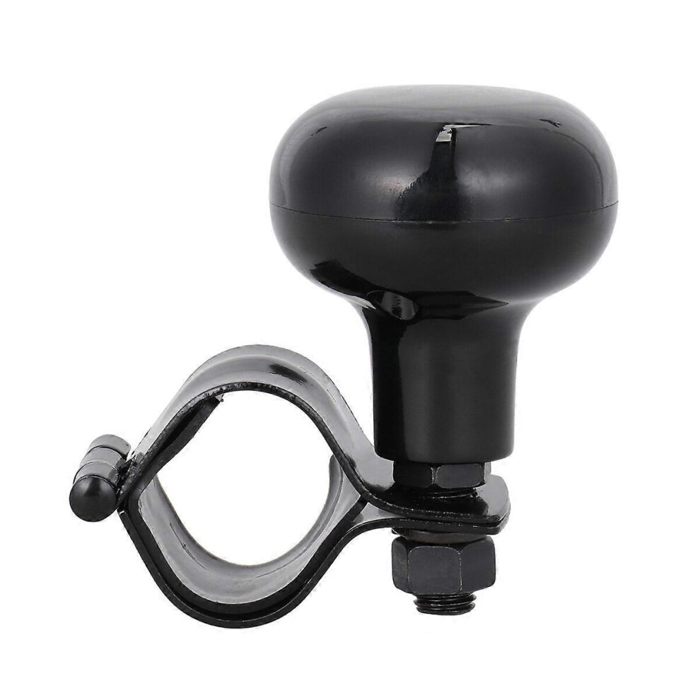 Kricely (As Show, One Size) Steering Wheel Steering Wheel Knob For Car Vehicle (Black) Black