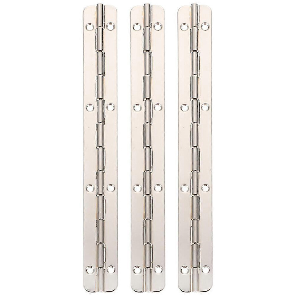 (As Show, One Size) 3Pcs Folding Continuous Hinges 180 Degree Piano Hinge Long Hinges For Cabinet Wooden Box 5451560014269