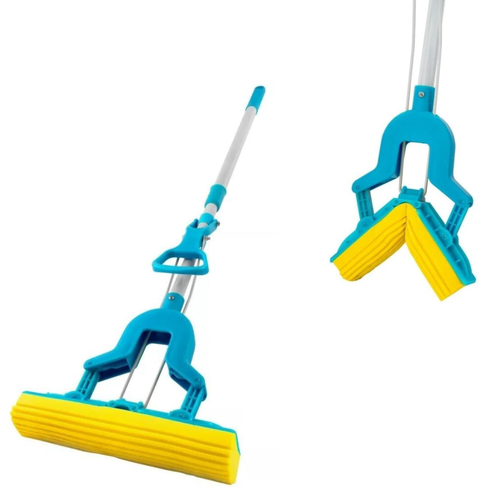 Sponge Mop Super Absorbent Cleaning Laminate Floor Telescopic Handle