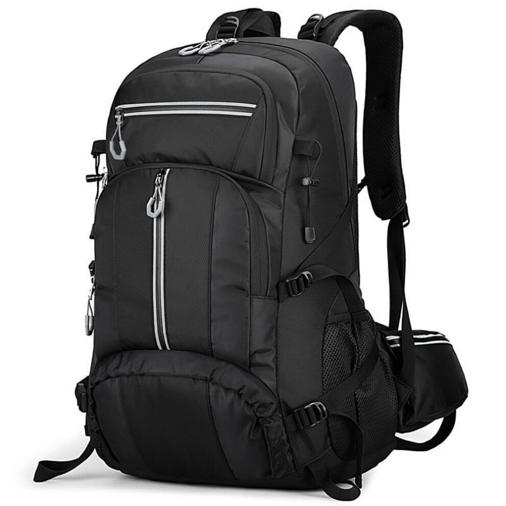 (black, 50L) Waterproof Large-Capacity Ski and Mountaineering Sports Backpack