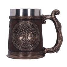 Bronze Tree Of Life Tankard 14.5cm